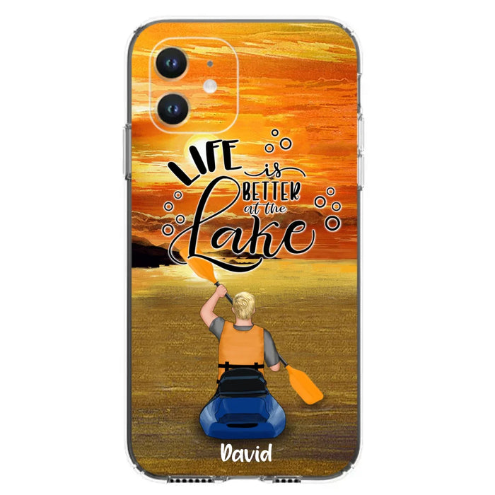 Personalized Kayak Phone Case - Man/ Woman/ Couple - Life Is Better At The Lake - Phone Case For iPhone And Samsung - FKUJGV