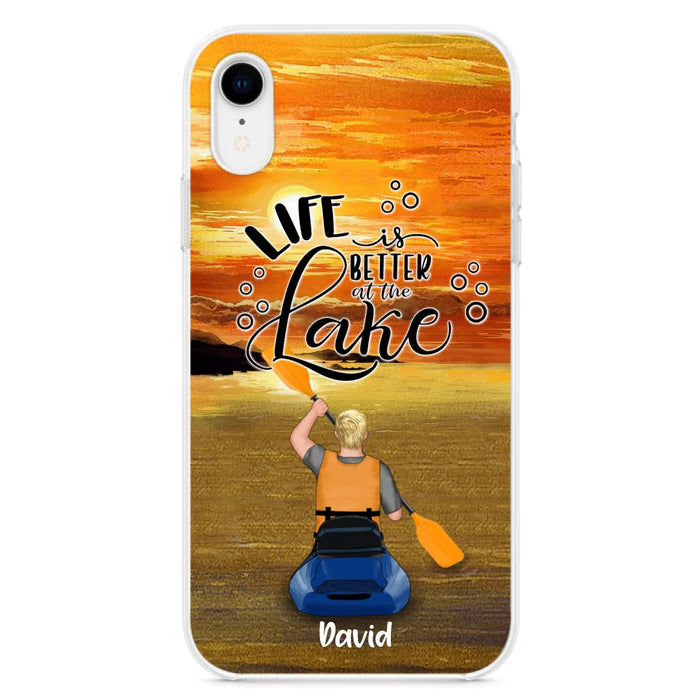 Personalized Kayak Phone Case - Man/ Woman/ Couple - Life Is Better At The Lake - Phone Case For iPhone And Samsung - FKUJGV