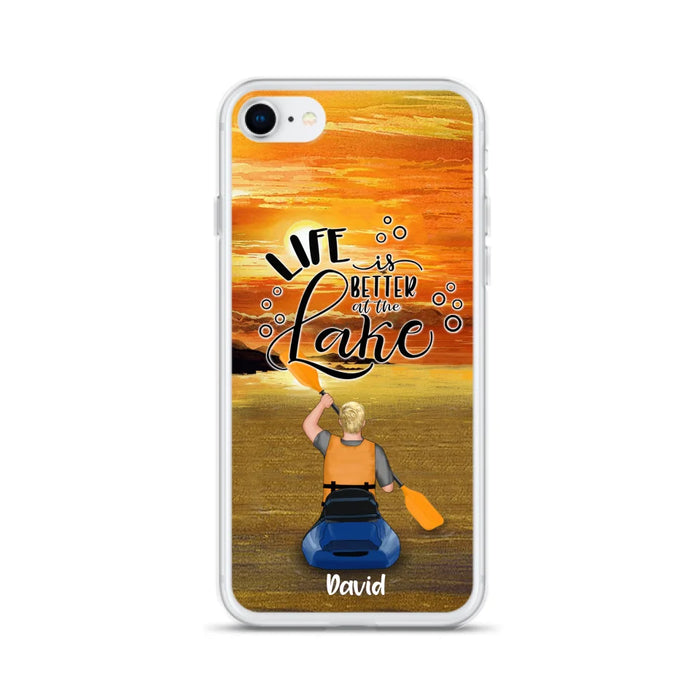 Personalized Kayak Phone Case - Man/ Woman/ Couple - Life Is Better At The Lake - Phone Case For iPhone And Samsung - FKUJGV