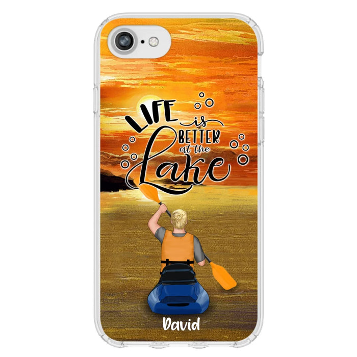 Personalized Kayak Phone Case - Man/ Woman/ Couple - Life Is Better At The Lake - Phone Case For iPhone And Samsung - FKUJGV