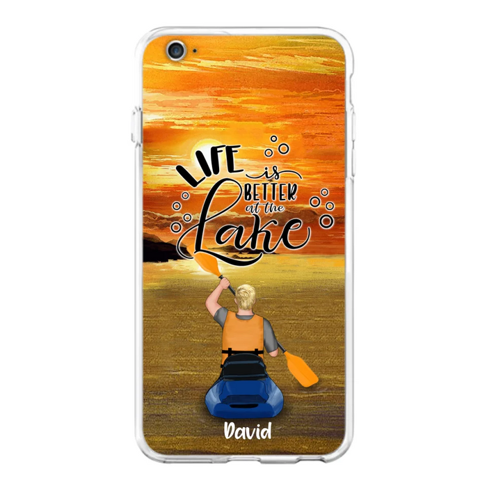 Personalized Kayak Phone Case - Man/ Woman/ Couple - Life Is Better At The Lake - Phone Case For iPhone And Samsung - FKUJGV