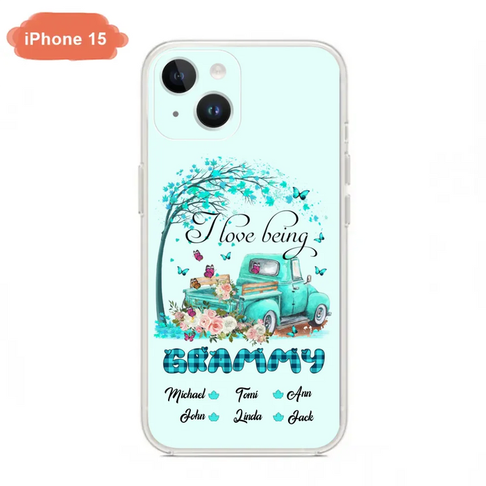 Custom Personalized Phone Case - I Love Being Grandma - R5OIKQ