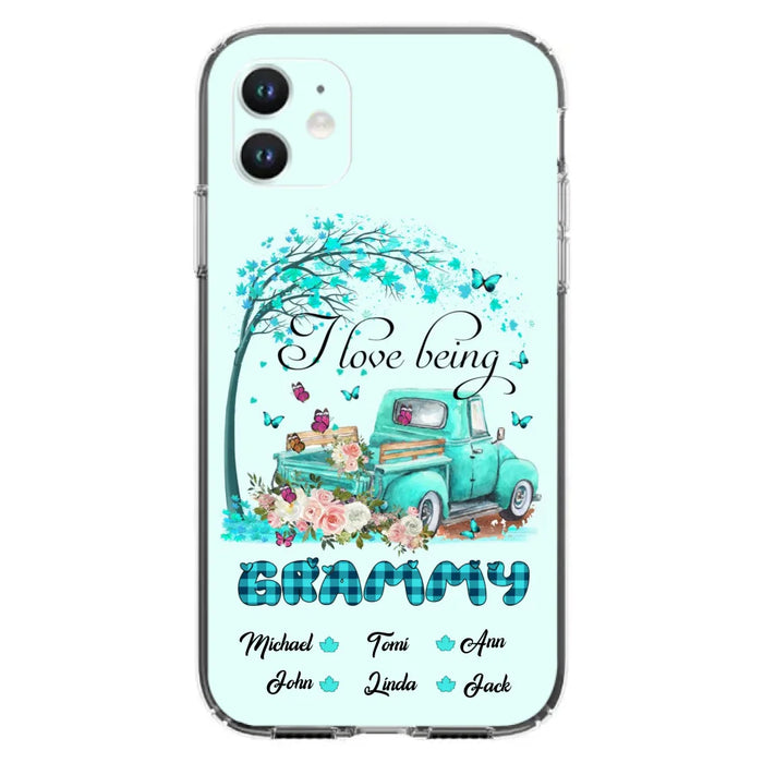 Custom Personalized Phone Case - I Love Being Grandma - R5OIKQ