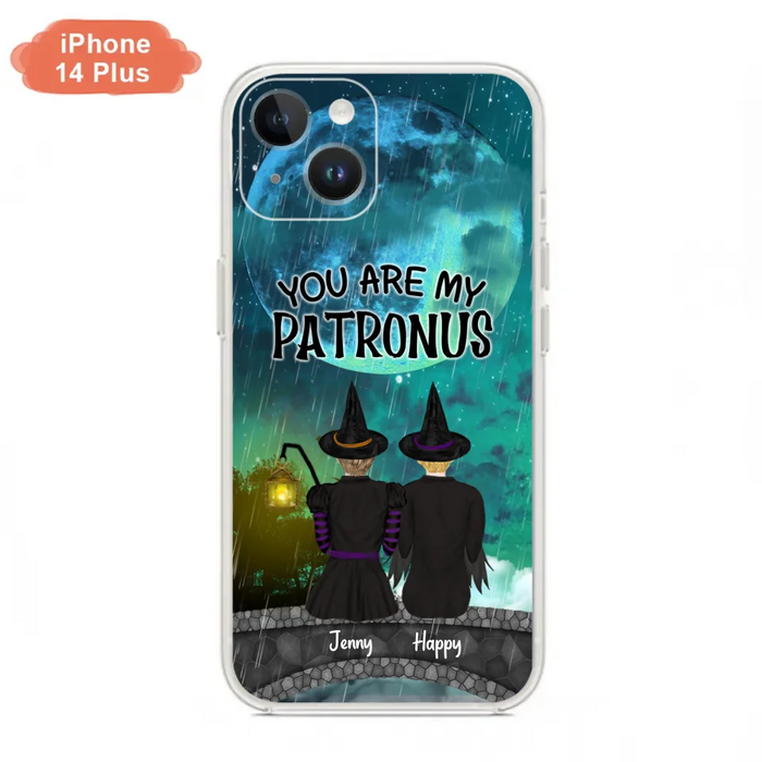 Personalized Witches Phone Case - Gift Idea For Best Friends with 2 Girls - You Are My Patronus