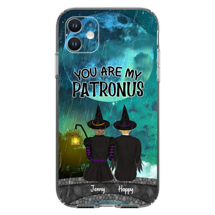 Personalized Witches Phone Case - Gift Idea For Best Friends with 2 Girls - You Are My Patronus