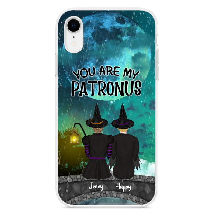 Personalized Witches Phone Case - Gift Idea For Best Friends with 2 Girls - You Are My Patronus