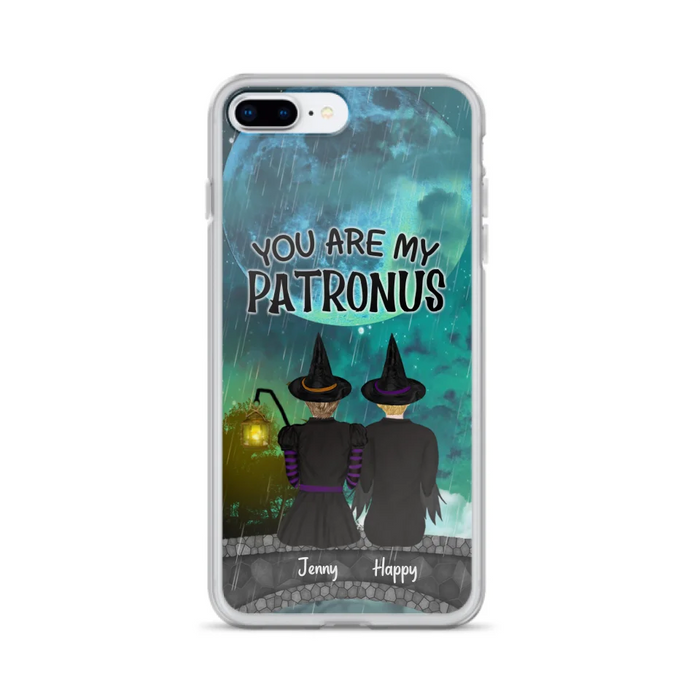 Personalized Witches Phone Case - Gift Idea For Best Friends with 2 Girls - You Are My Patronus