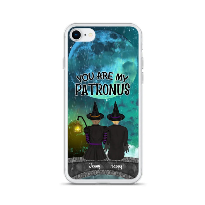 Personalized Witches Phone Case - Gift Idea For Best Friends with 2 Girls - You Are My Patronus