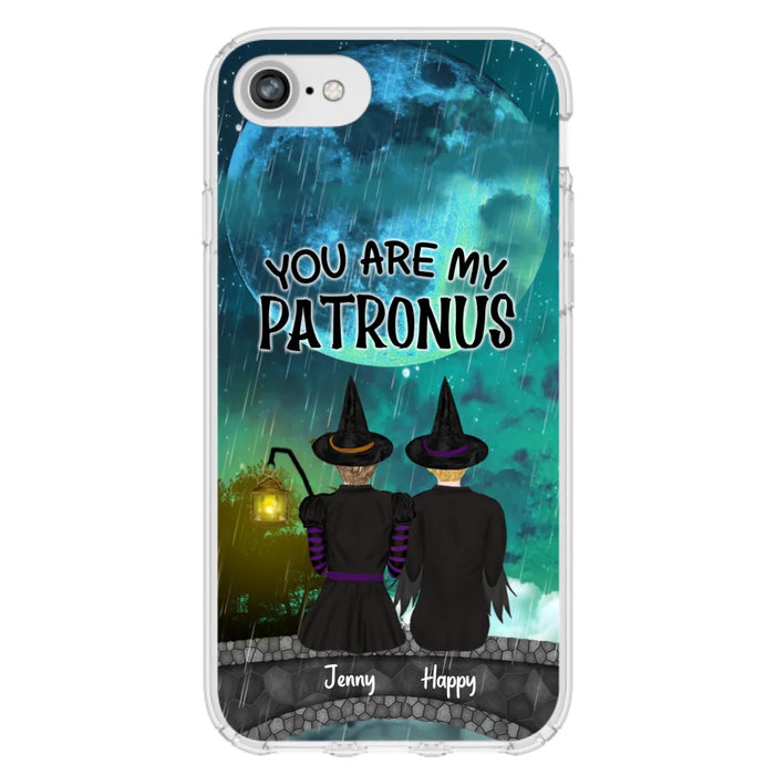 Personalized Witches Phone Case - Gift Idea For Best Friends with 2 Girls - You Are My Patronus