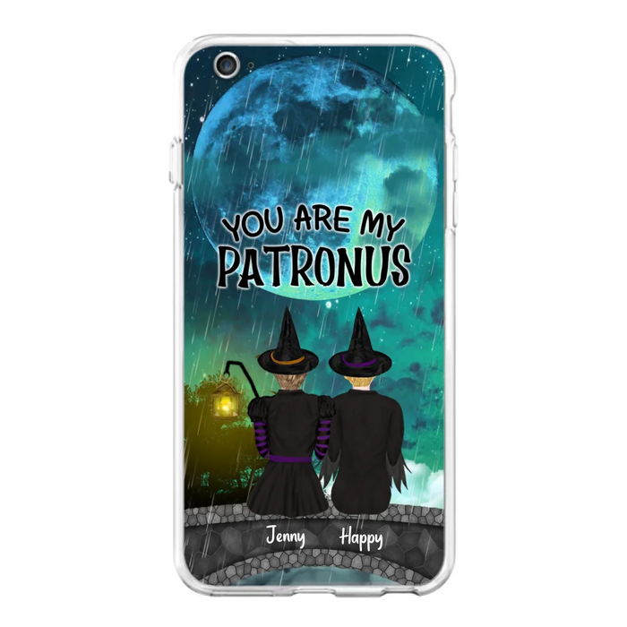 Personalized Witches Phone Case - Gift Idea For Best Friends with 2 Girls - You Are My Patronus