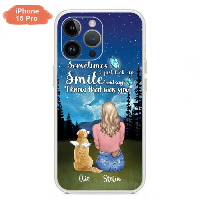 Custom Personalized Lost Pet Mom Phone Case - Girl With Upto 4 Pets - Phone Case For iPhone and Samsung - PU2YLV