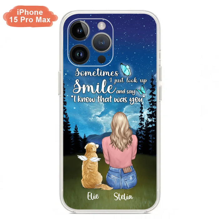 Custom Personalized Lost Pet Mom Phone Case - Girl With Upto 4 Pets - Phone Case For iPhone and Samsung - PU2YLV