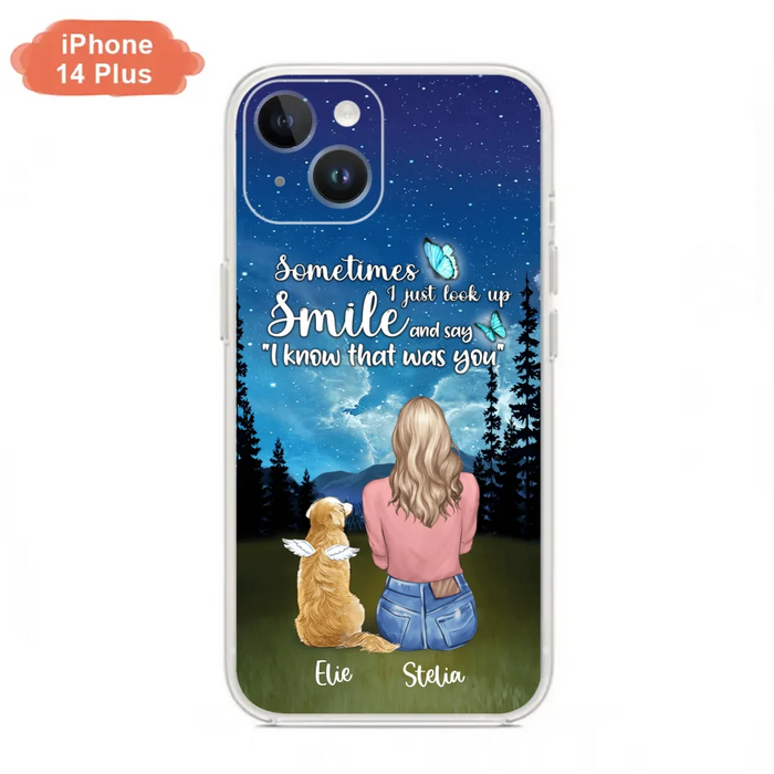 Custom Personalized Lost Pet Mom Phone Case - Girl With Upto 4 Pets - Phone Case For iPhone and Samsung - PU2YLV