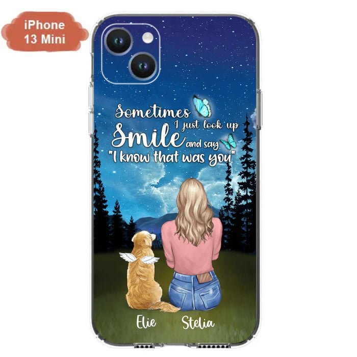 Custom Personalized Lost Pet Mom Phone Case - Girl With Upto 4 Pets - Phone Case For iPhone and Samsung - PU2YLV