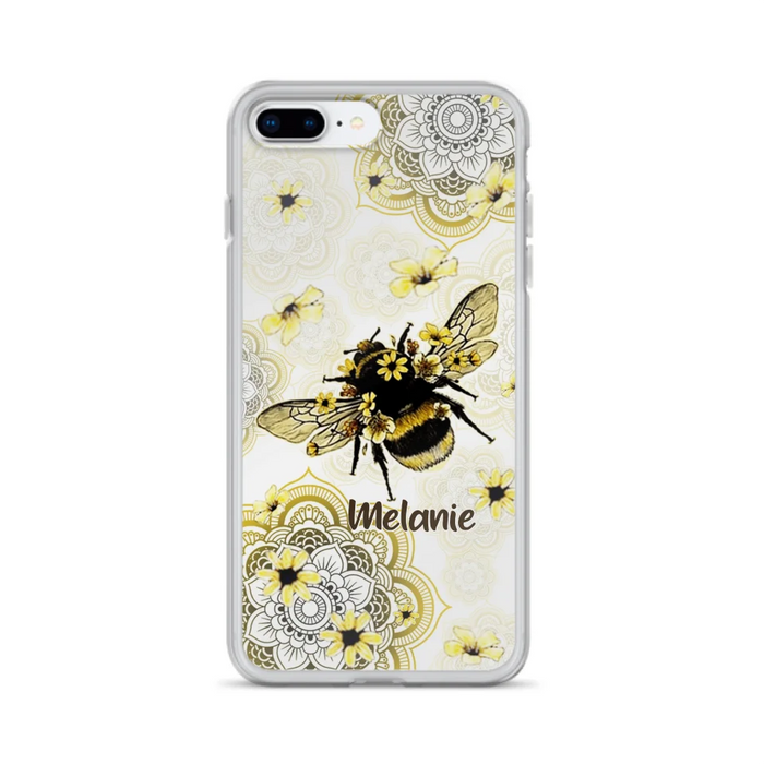 Custom Personalized Bee Phone Case - Upto 5 Bees - Gift For Bee Lovers