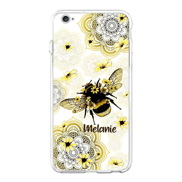 Custom Personalized Bee Phone Case - Upto 5 Bees - Gift For Bee Lovers