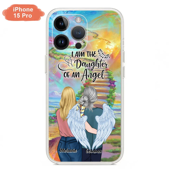 Custom Personalized Mom In The Heaven Phone Case - Mom And Daughter - Best Memorial Gift - Phone Case For iPhone And Samsung