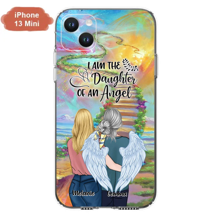 Custom Personalized Mom In The Heaven Phone Case - Mom And Daughter - Best Memorial Gift - Phone Case For iPhone And Samsung