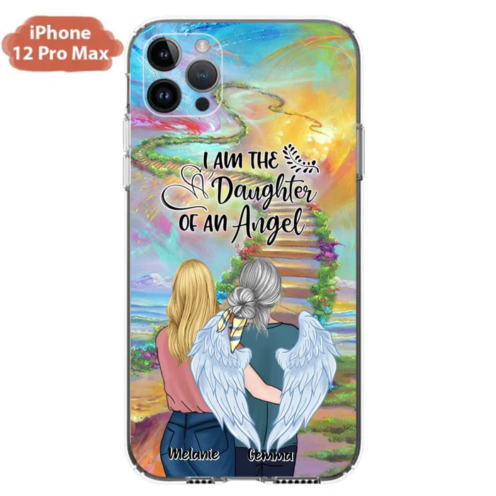 Custom Personalized Mom In The Heaven Phone Case - Mom And Daughter - Best Memorial Gift - Phone Case For iPhone And Samsung