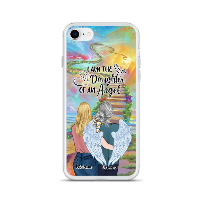 Custom Personalized Mom In The Heaven Phone Case - Mom And Daughter - Best Memorial Gift - Phone Case For iPhone And Samsung