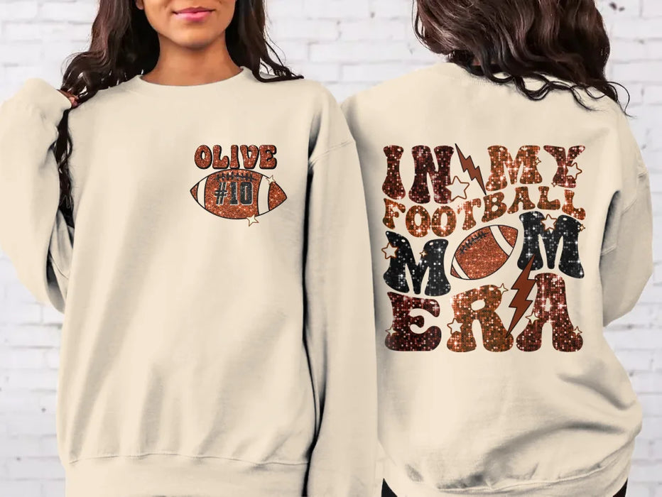 Custom Personalized Football Mom Era Sweater - Gift Idea For Mother