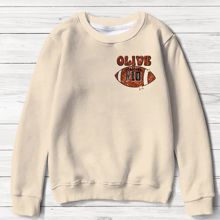 Custom Personalized Football Mom Era Sweater - Gift Idea For Mother