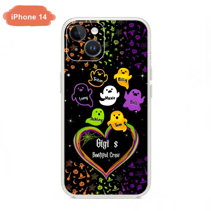 Custom Personalized Gigi's Bootiful Crew iPhone/Samsung Phone case - Halloween Gift for Grandma and grandkids - Up to 7 Grandkids