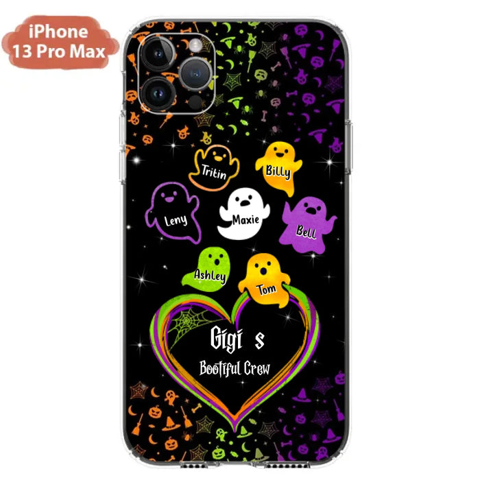 Custom Personalized Gigi's Bootiful Crew iPhone/Samsung Phone case - Halloween Gift for Grandma and grandkids - Up to 7 Grandkids