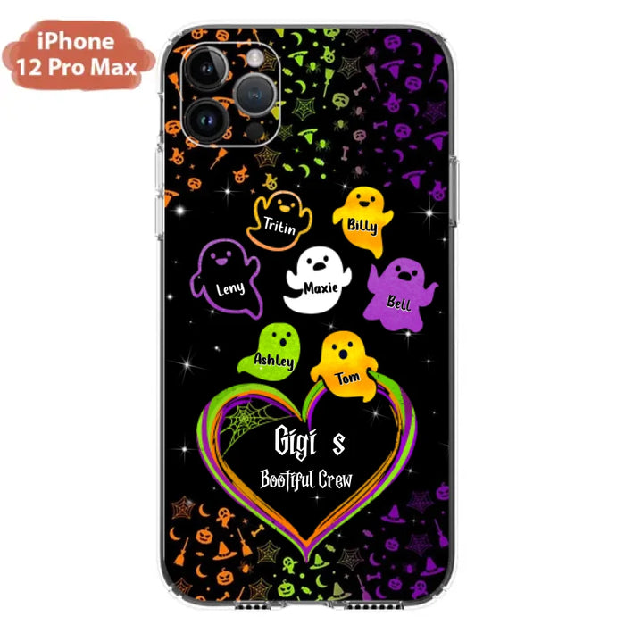 Custom Personalized Gigi's Bootiful Crew iPhone/Samsung Phone case - Halloween Gift for Grandma and grandkids - Up to 7 Grandkids