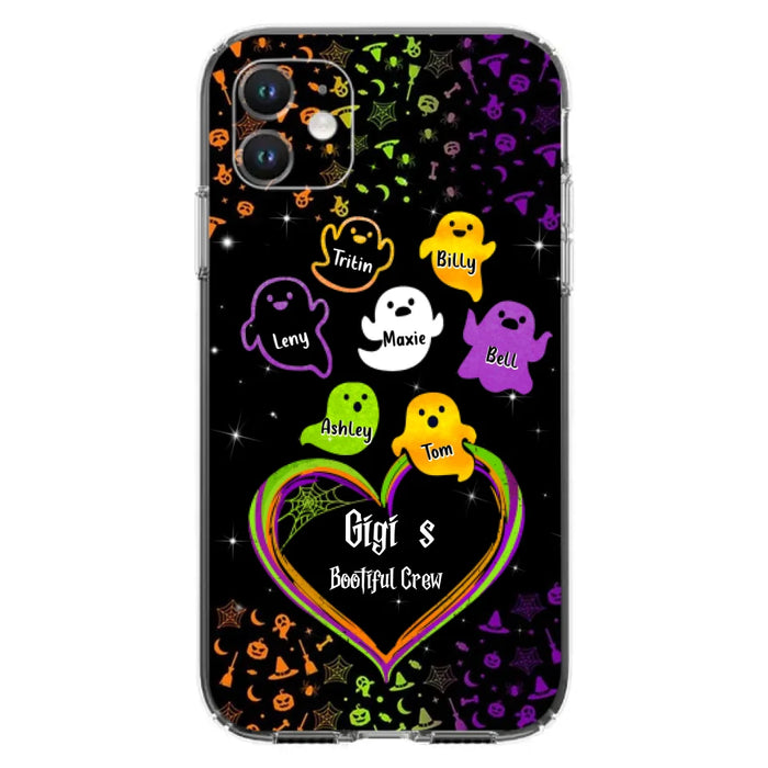 Custom Personalized Gigi's Bootiful Crew iPhone/Samsung Phone case - Halloween Gift for Grandma and grandkids - Up to 7 Grandkids