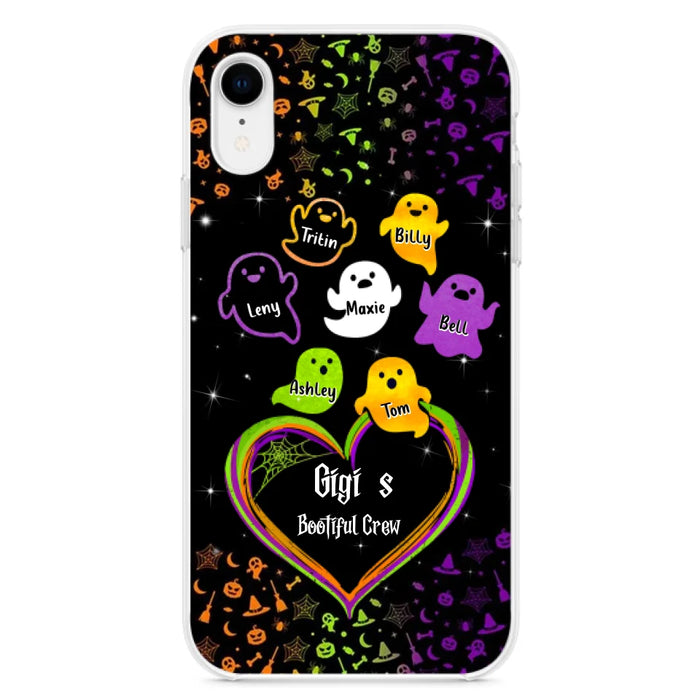 Custom Personalized Gigi's Bootiful Crew iPhone/Samsung Phone case - Halloween Gift for Grandma and grandkids - Up to 7 Grandkids