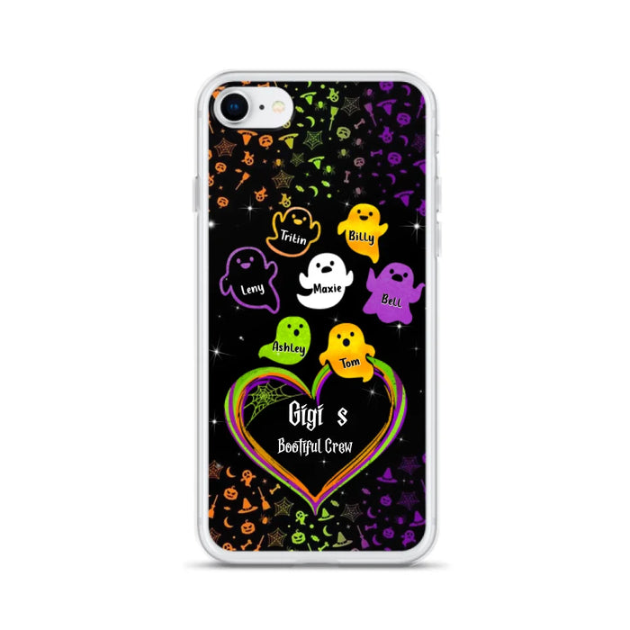 Custom Personalized Gigi's Bootiful Crew iPhone/Samsung Phone case - Halloween Gift for Grandma and grandkids - Up to 7 Grandkids