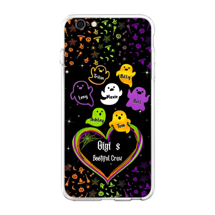 Custom Personalized Gigi's Bootiful Crew iPhone/Samsung Phone case - Halloween Gift for Grandma and grandkids - Up to 7 Grandkids