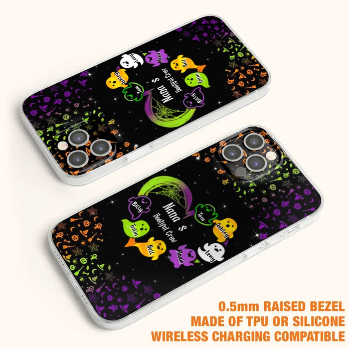 Custom Personalized Nana's Bootiful Crew iPhone/Samsung Case - Halloween gift for Grandma - Up to 7 Grandkids