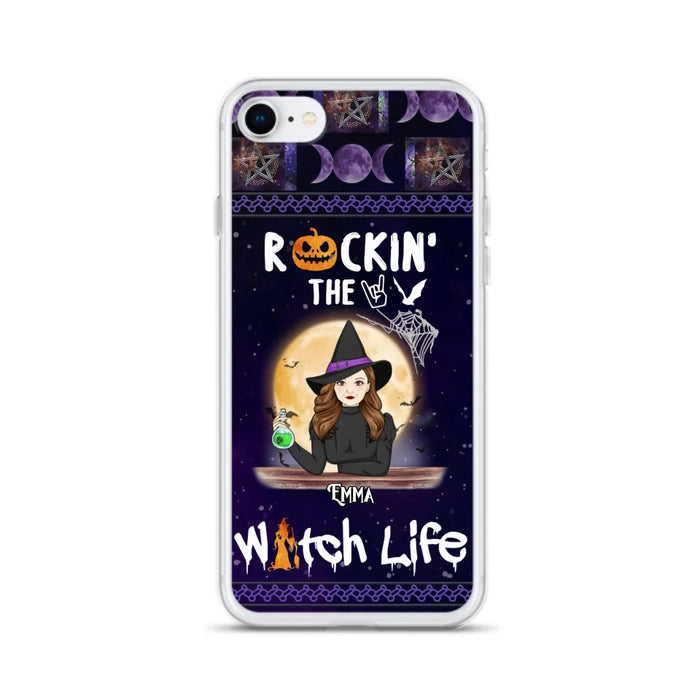 Custom Personalized Witch Phone Case - Halloween Gift Idea - Rockin' The Witch Life - Case For iPhone/Samsung