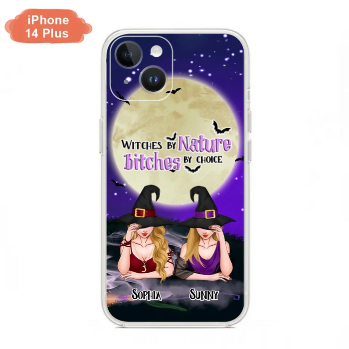 Custom Personalized Witches Phone Case for iPhone and Samsung - Gift Idea For Halloween/ Bestie - Witches By Nature Bitches By Choice