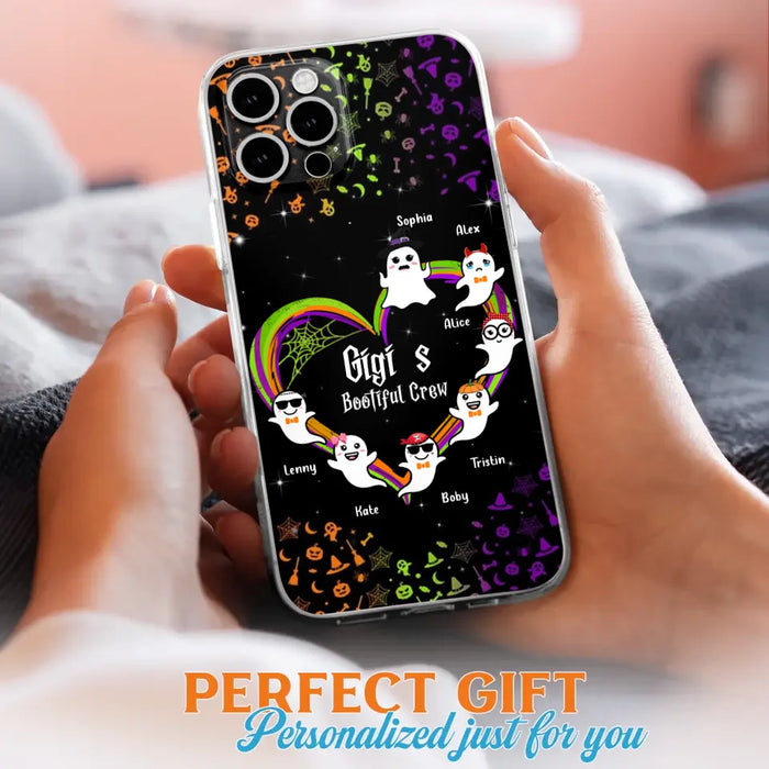 Custom Personalized Gigi's Bootiful Crew Phone Case - Halloween Gift for Grandma - Up to 7 Grandkids - Case For iPhone And Samsung