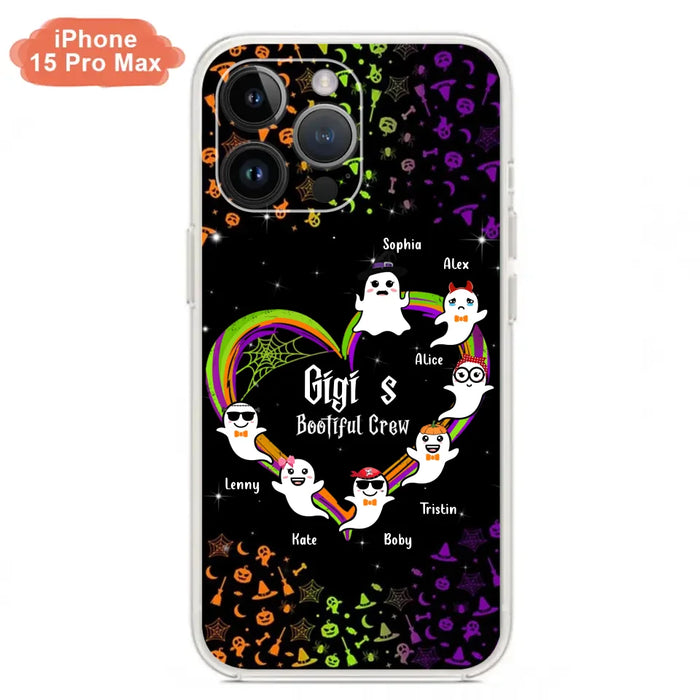 Custom Personalized Gigi's Bootiful Crew Phone Case - Halloween Gift for Grandma - Up to 7 Grandkids - Case For iPhone And Samsung