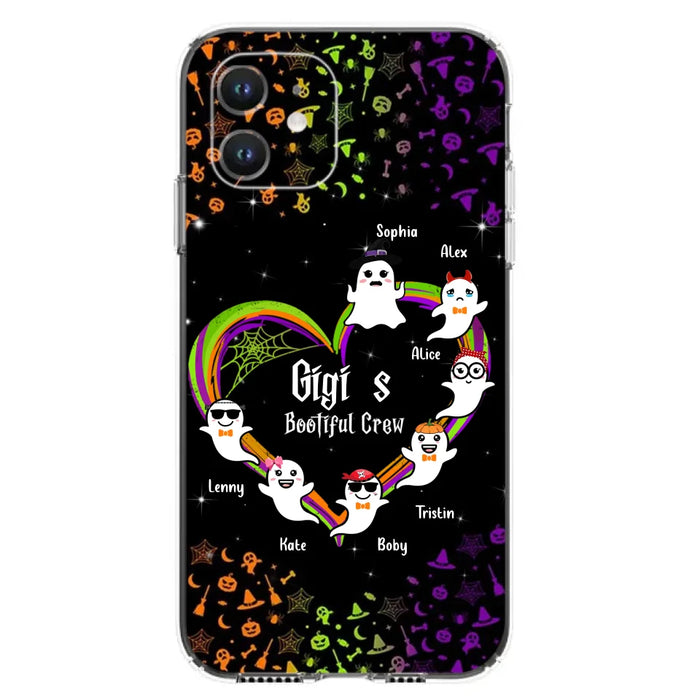 Custom Personalized Gigi's Bootiful Crew Phone Case - Halloween Gift for Grandma - Up to 7 Grandkids - Case For iPhone And Samsung