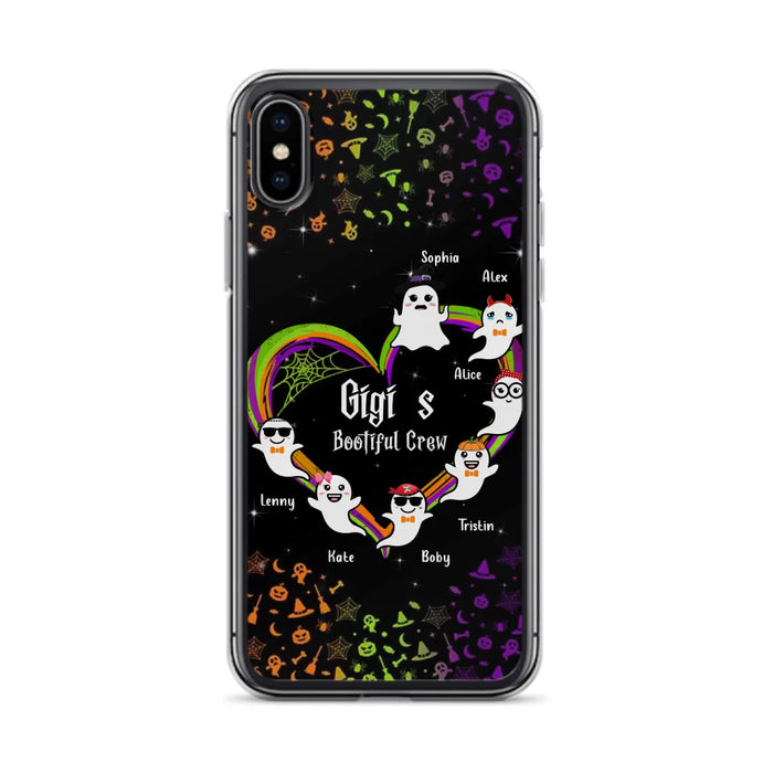 Custom Personalized Gigi's Bootiful Crew Phone Case - Halloween Gift for Grandma - Up to 7 Grandkids - Case For iPhone And Samsung