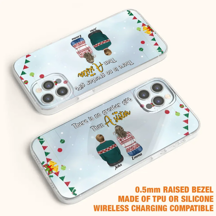 Custom Personalized Christmas Brothers & Sisters Phone Case - Christmas Gift Idea For Siblings - Upto 12 People - Life Is Better With Brothers & Sisters - Case For iPhone And Samsung