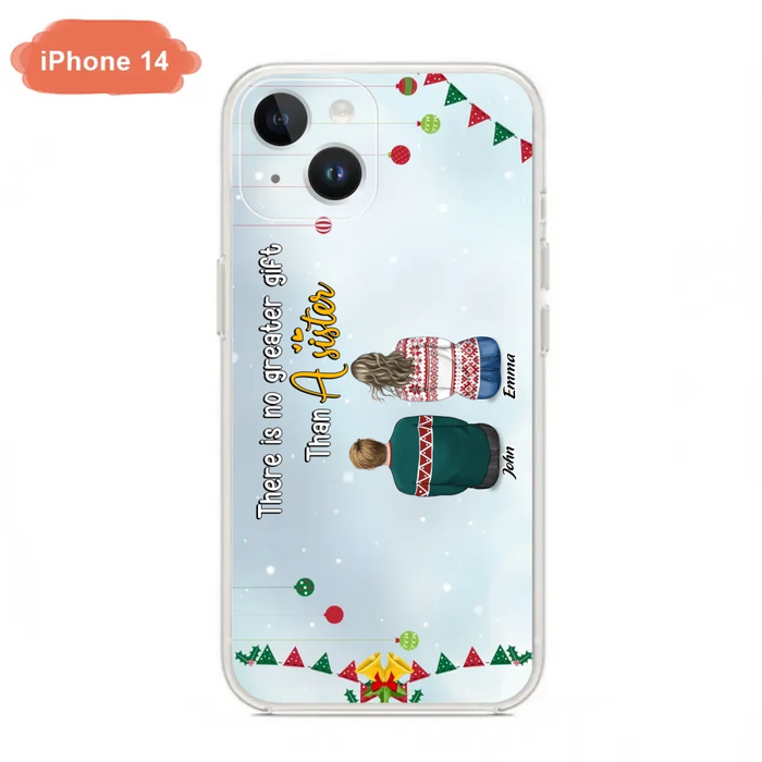 Custom Personalized Christmas Brothers & Sisters Phone Case - Christmas Gift Idea For Siblings - Upto 12 People - Life Is Better With Brothers & Sisters - Case For iPhone And Samsung