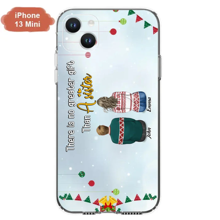 Custom Personalized Christmas Brothers & Sisters Phone Case - Christmas Gift Idea For Siblings - Upto 12 People - Life Is Better With Brothers & Sisters - Case For iPhone And Samsung