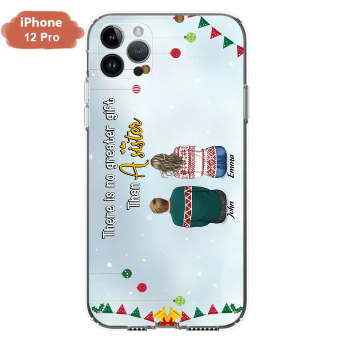 Custom Personalized Christmas Brothers & Sisters Phone Case - Christmas Gift Idea For Siblings - Upto 12 People - Life Is Better With Brothers & Sisters - Case For iPhone And Samsung