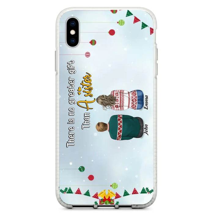 Custom Personalized Christmas Brothers & Sisters Phone Case - Christmas Gift Idea For Siblings - Upto 12 People - Life Is Better With Brothers & Sisters - Case For iPhone And Samsung