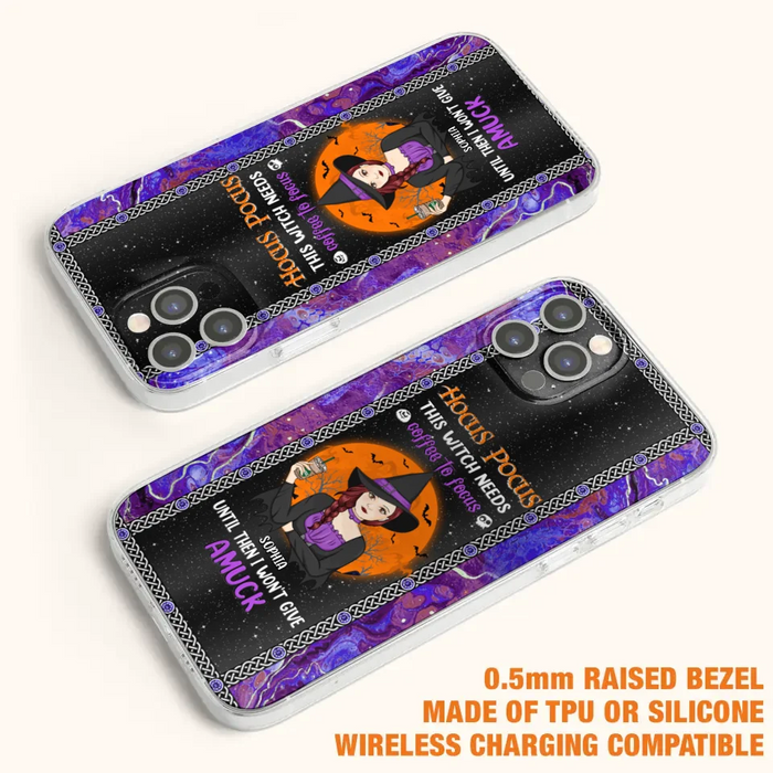 Custom Personalized Witch Phone Case - Halloween Gift Idea For Friends - Hocus Pocus - Case for iPhone & Samsung