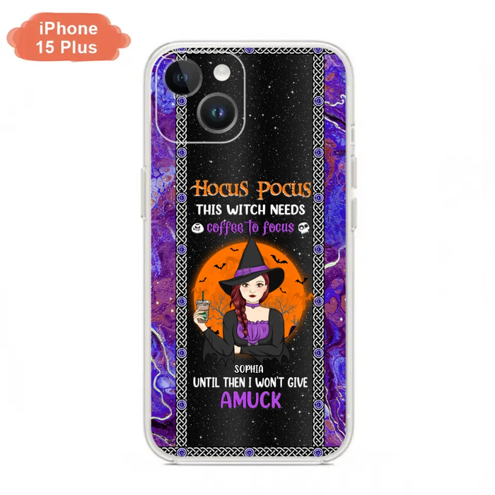 Custom Personalized Witch Phone Case - Halloween Gift Idea For Friends - Hocus Pocus - Case for iPhone & Samsung