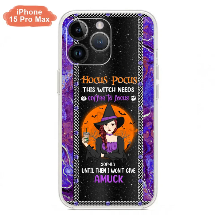 Custom Personalized Witch Phone Case - Halloween Gift Idea For Friends - Hocus Pocus - Case for iPhone & Samsung