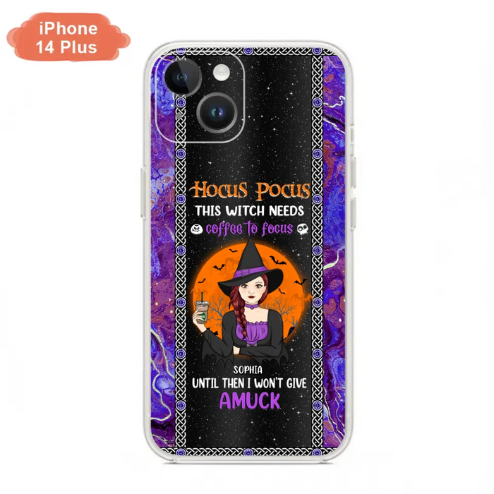 Custom Personalized Witch Phone Case - Halloween Gift Idea For Friends - Hocus Pocus - Case for iPhone & Samsung