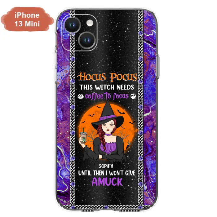 Custom Personalized Witch Phone Case - Halloween Gift Idea For Friends - Hocus Pocus - Case for iPhone & Samsung